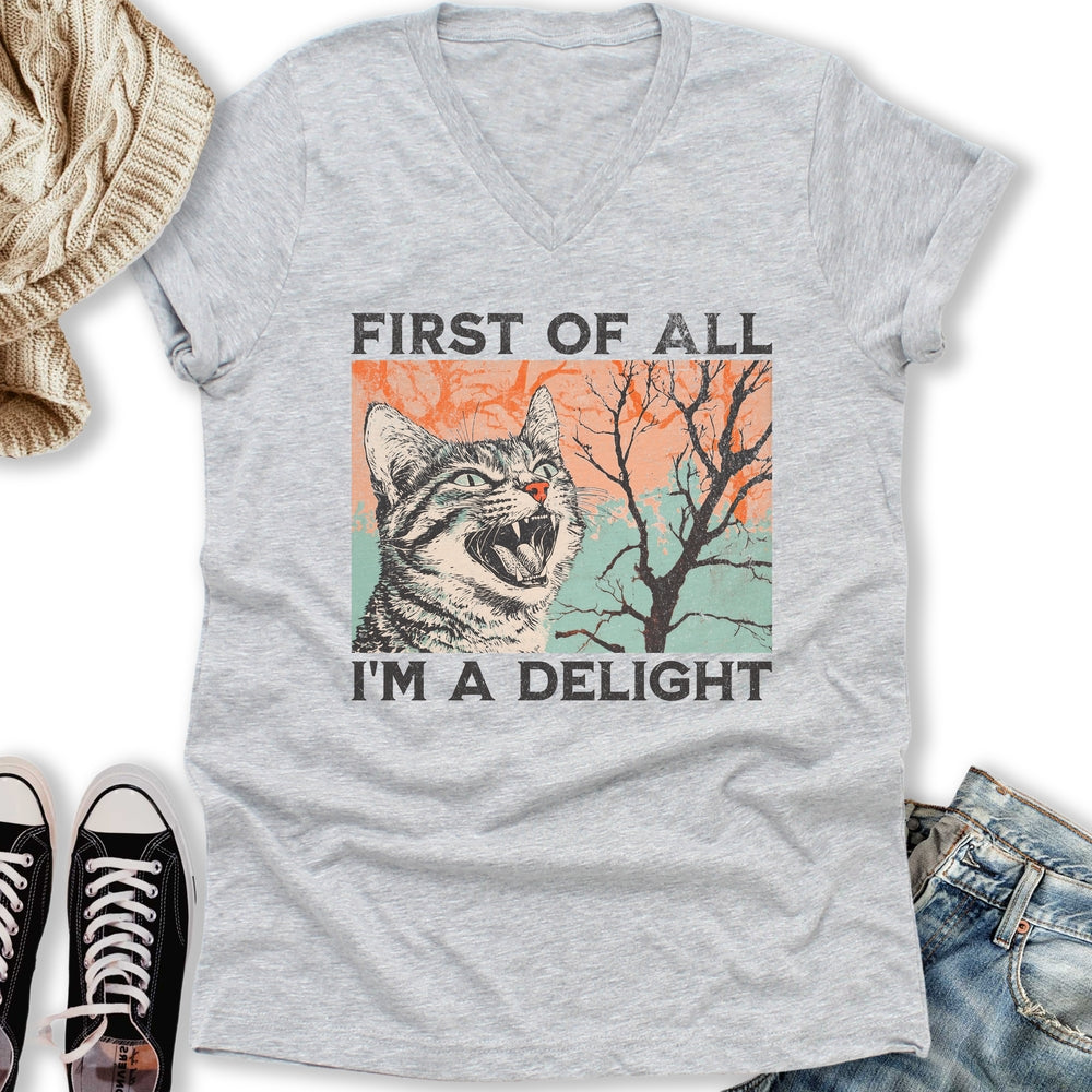 I'm a Delight V-Neck Tee