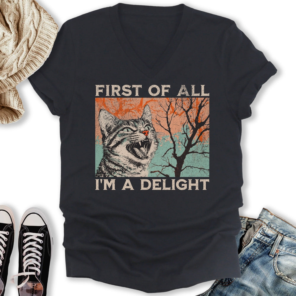 I'm a Delight V-Neck Tee
