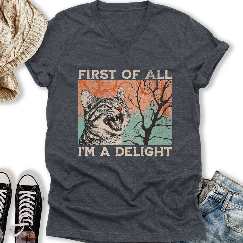 I'm a Delight V-Neck Tee