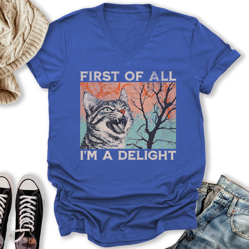 I'm a Delight V-Neck Tee