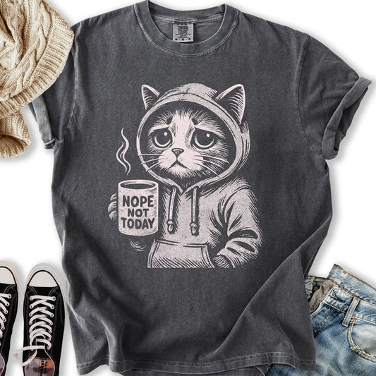 Nope Not Today Cat T-Shirt