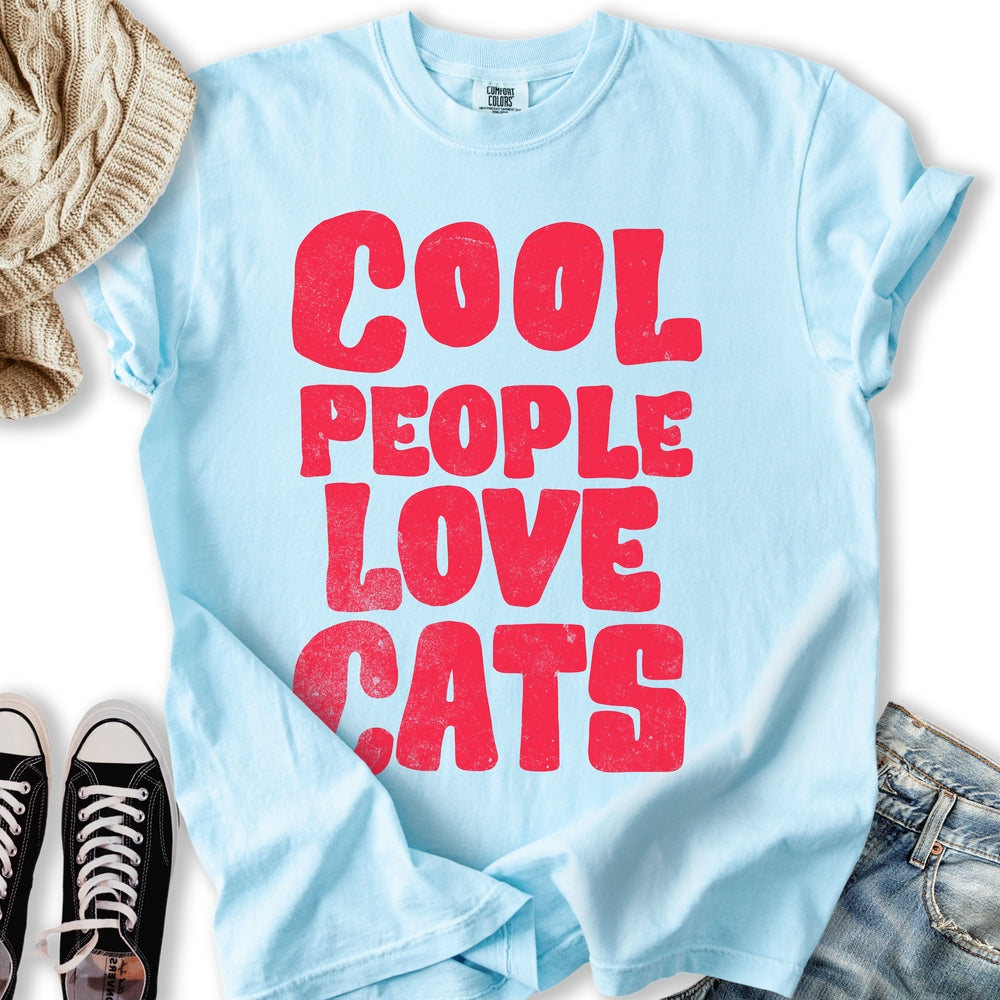 Cool People Love Cats T-Shirt