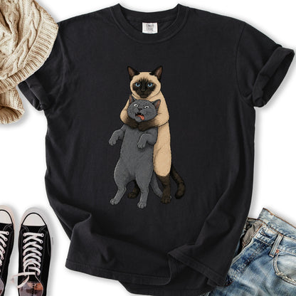 Siamese Cat Headlock T-Shirt