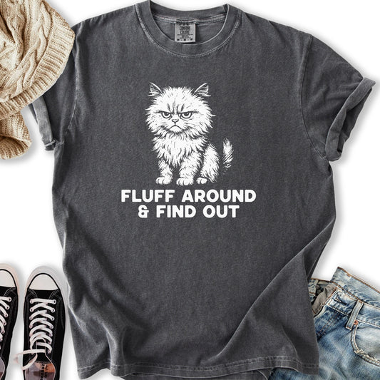 Fluff Around Cat T-shirt