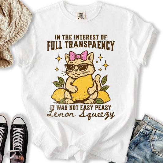 Lemon Squeezy Cat T-shirt