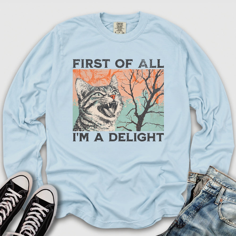 I'm A Delight Long Sleeve Tee