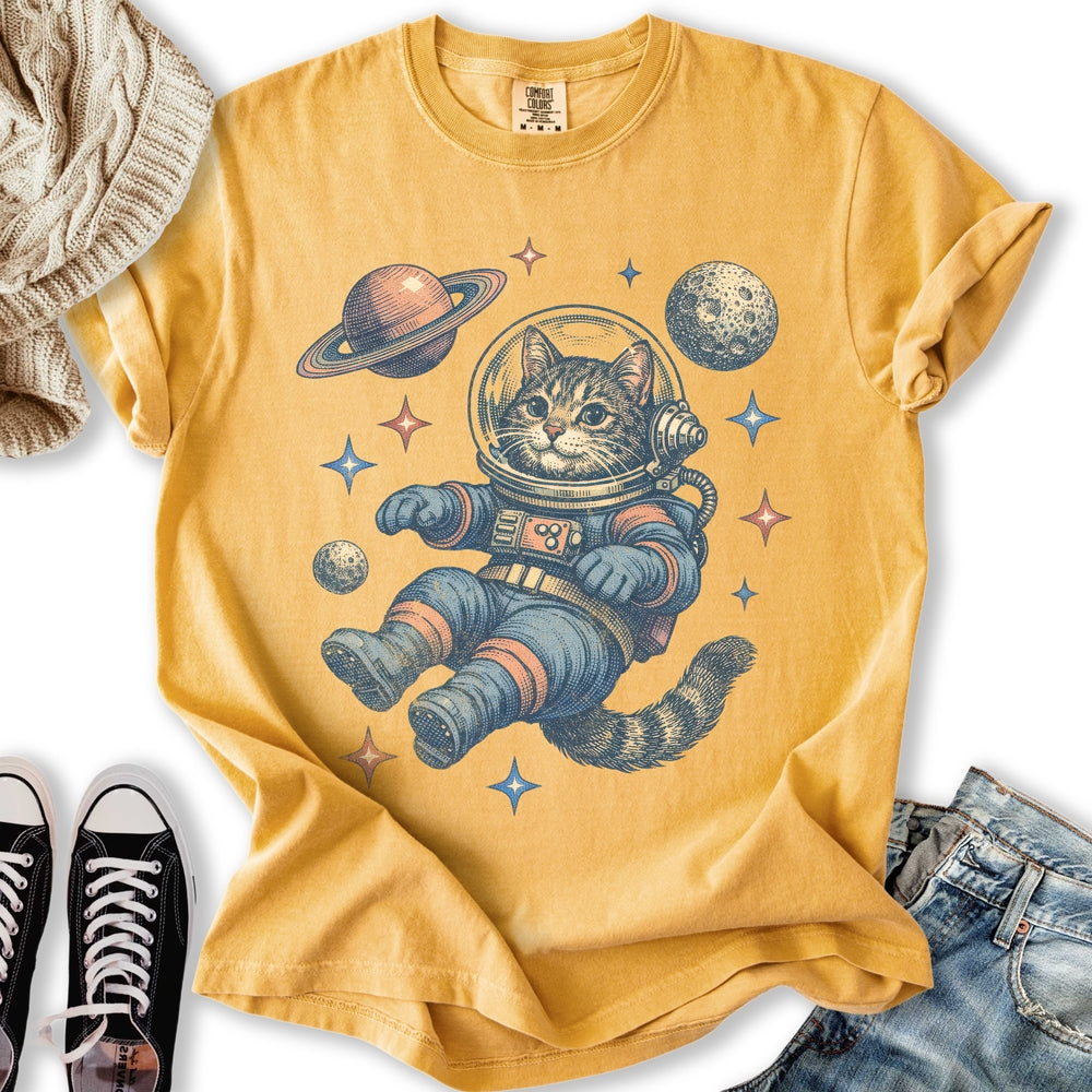 Retro Space Cat T-Shirt