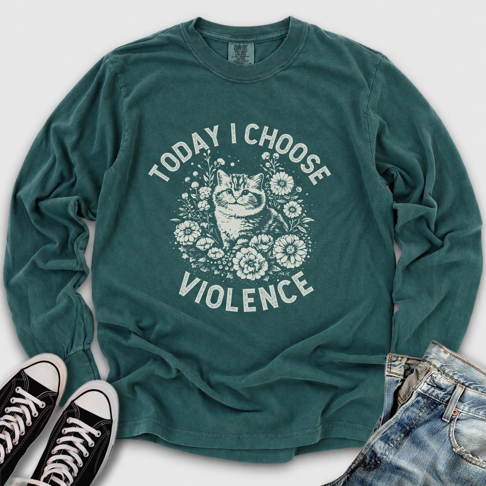 I Choose Violence Long Sleeve Tee