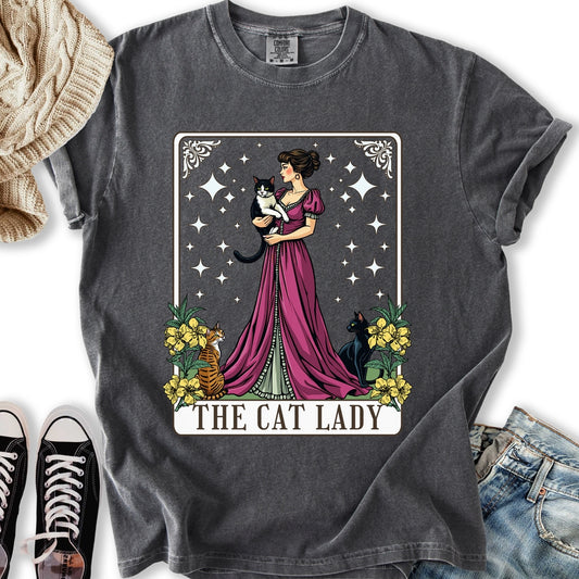 The Cat Lady Tarot T-shirt