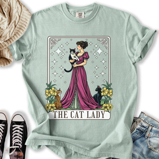 The Cat Lady Tarot T-shirt