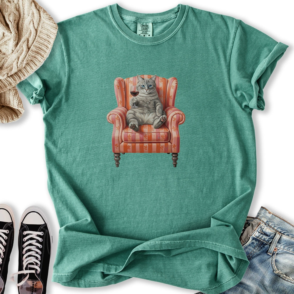 Gray Tabby Chair T-Shirt