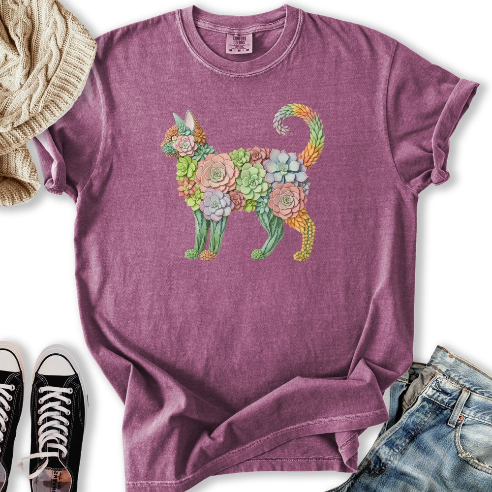 Succulent Cat T-Shirt