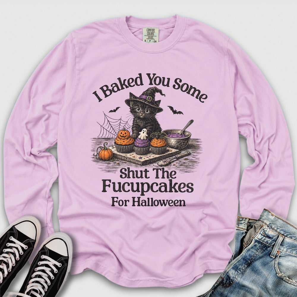 Fucupcakes For Halloween Long Sleeve Tee