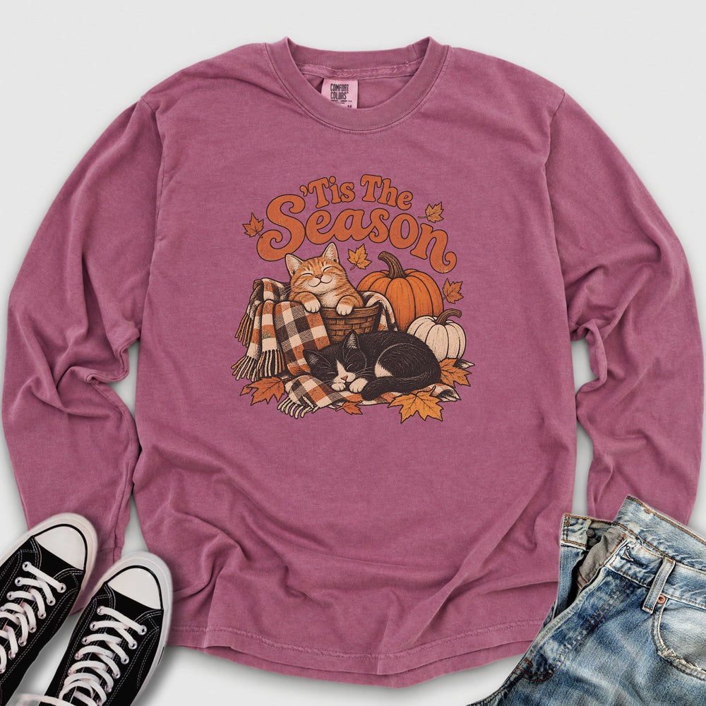 Tis The Season Cats Long Sleeve Tee