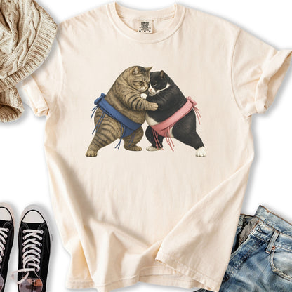 Sumo Wrestling Cats T-Shirt
