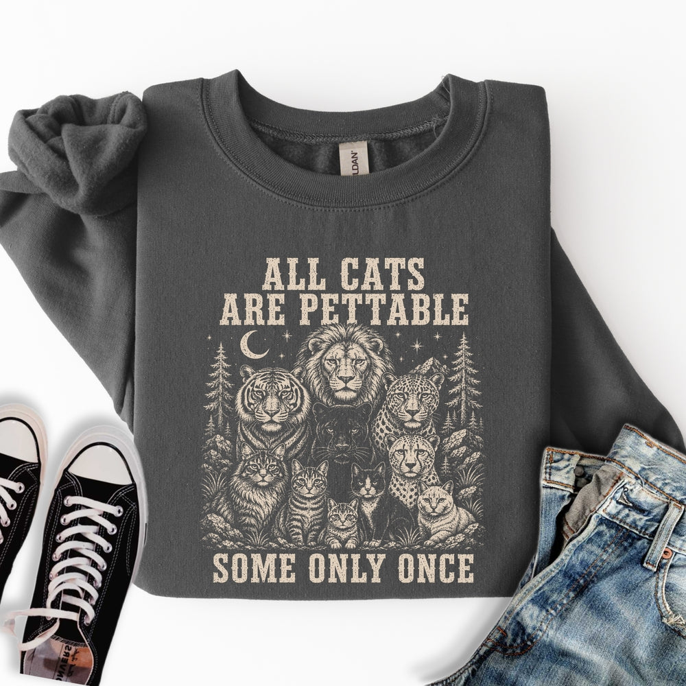 All Cats Are Pettable II Sweatshirt