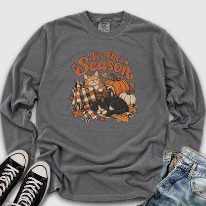 Tis The Season Cats Long Sleeve Tee