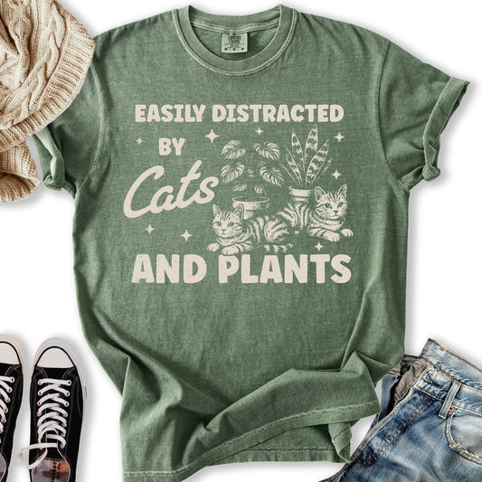 Cats and Plants T-shirt