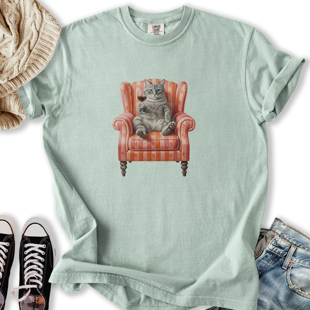 Gray Tabby Chair T-Shirt