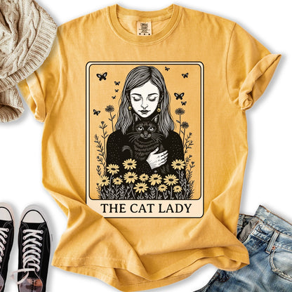 The Black Cat Lady Tarot T-shirt
