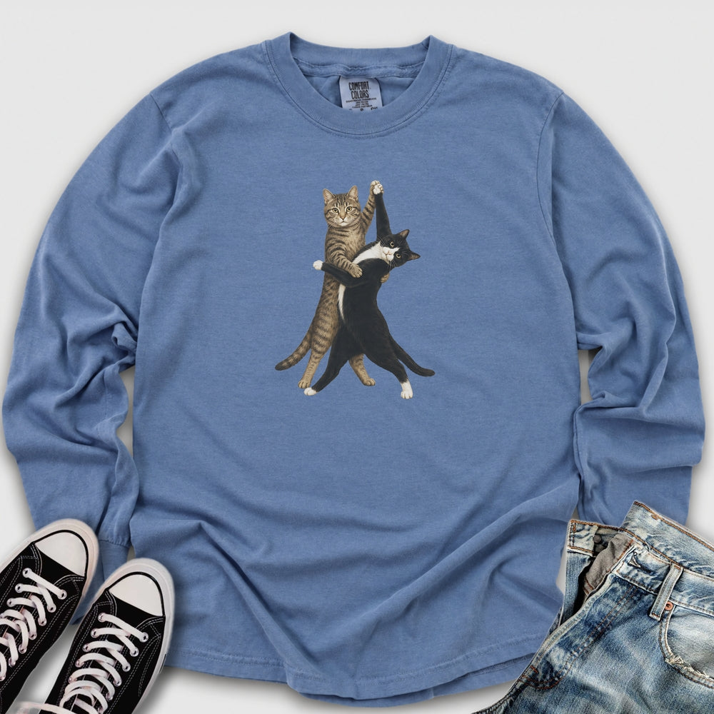 Ballroom Cats Long Sleeve Tee