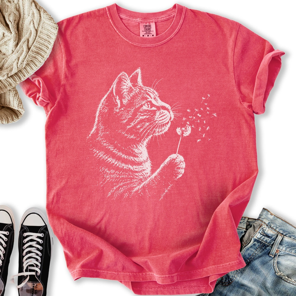 Dandelion Cat T-Shirt