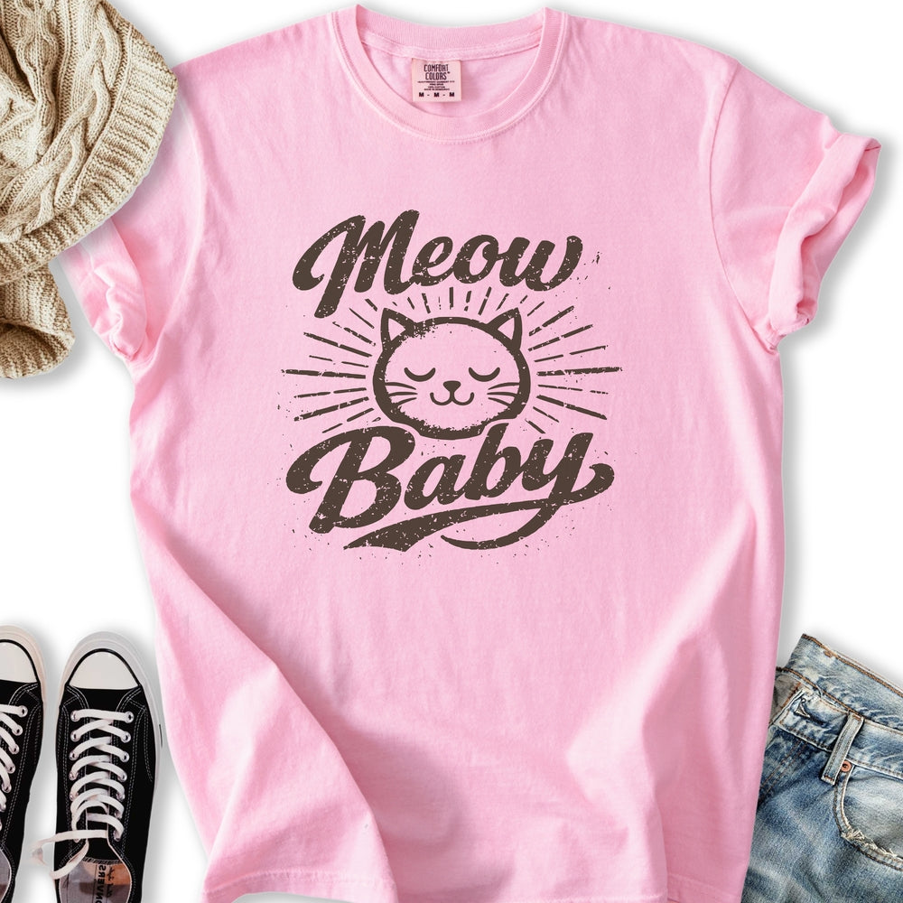 Meow Baby Retro T-Shirt
