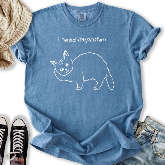 I Need Ibuprofen Cat T-shirt