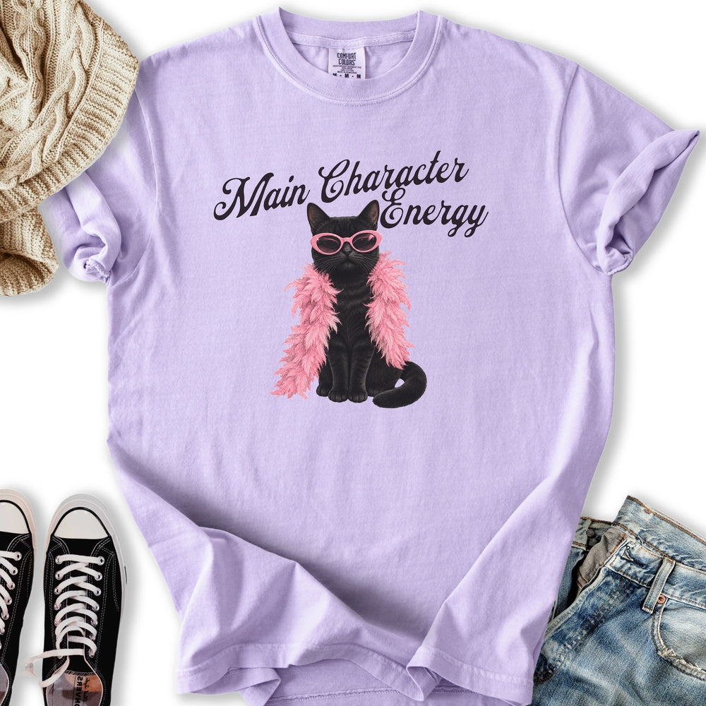 Main Character Black Cat T-Shirt