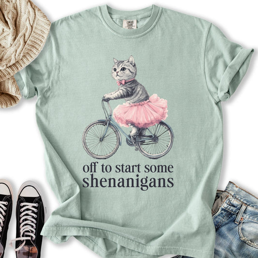 Shenanigans Cat T-shirt