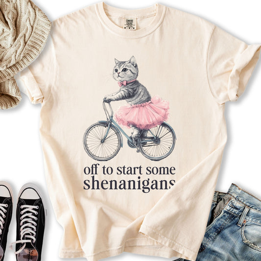 Shenanigans Cat T-shirt