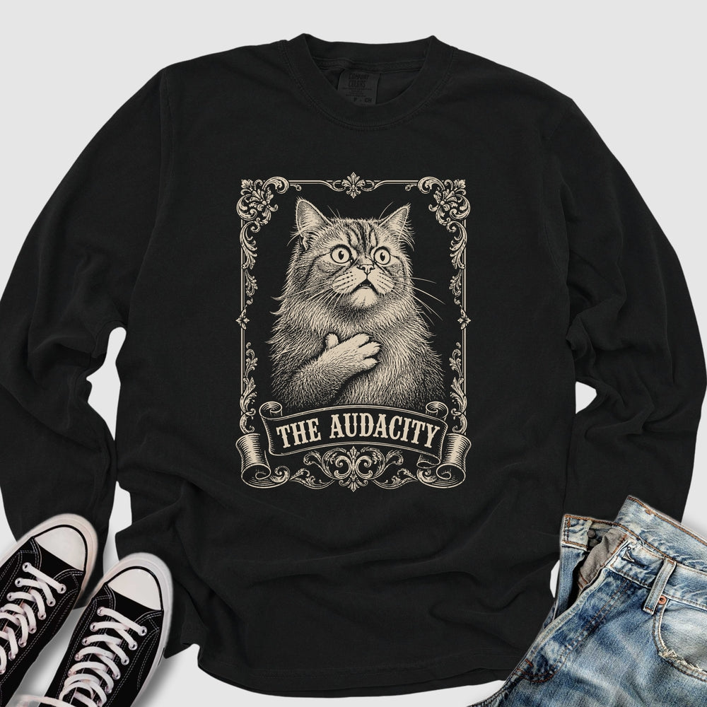 The Audacity Cat Long Sleeve Tee
