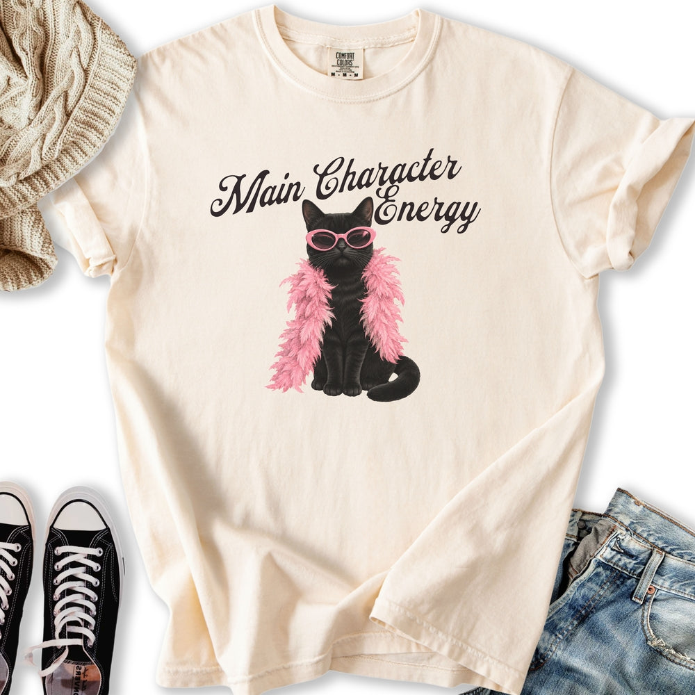 Main Character Black Cat T-Shirt