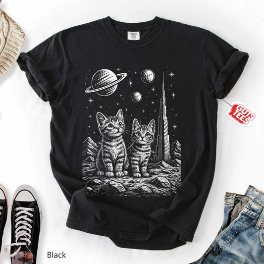 Cats in Space T-shirt