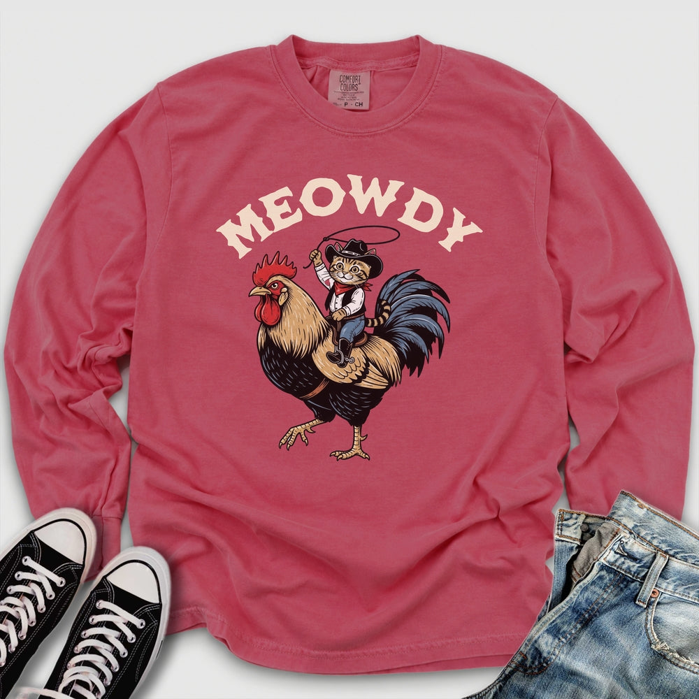 Meowdy Long Sleeve Tee