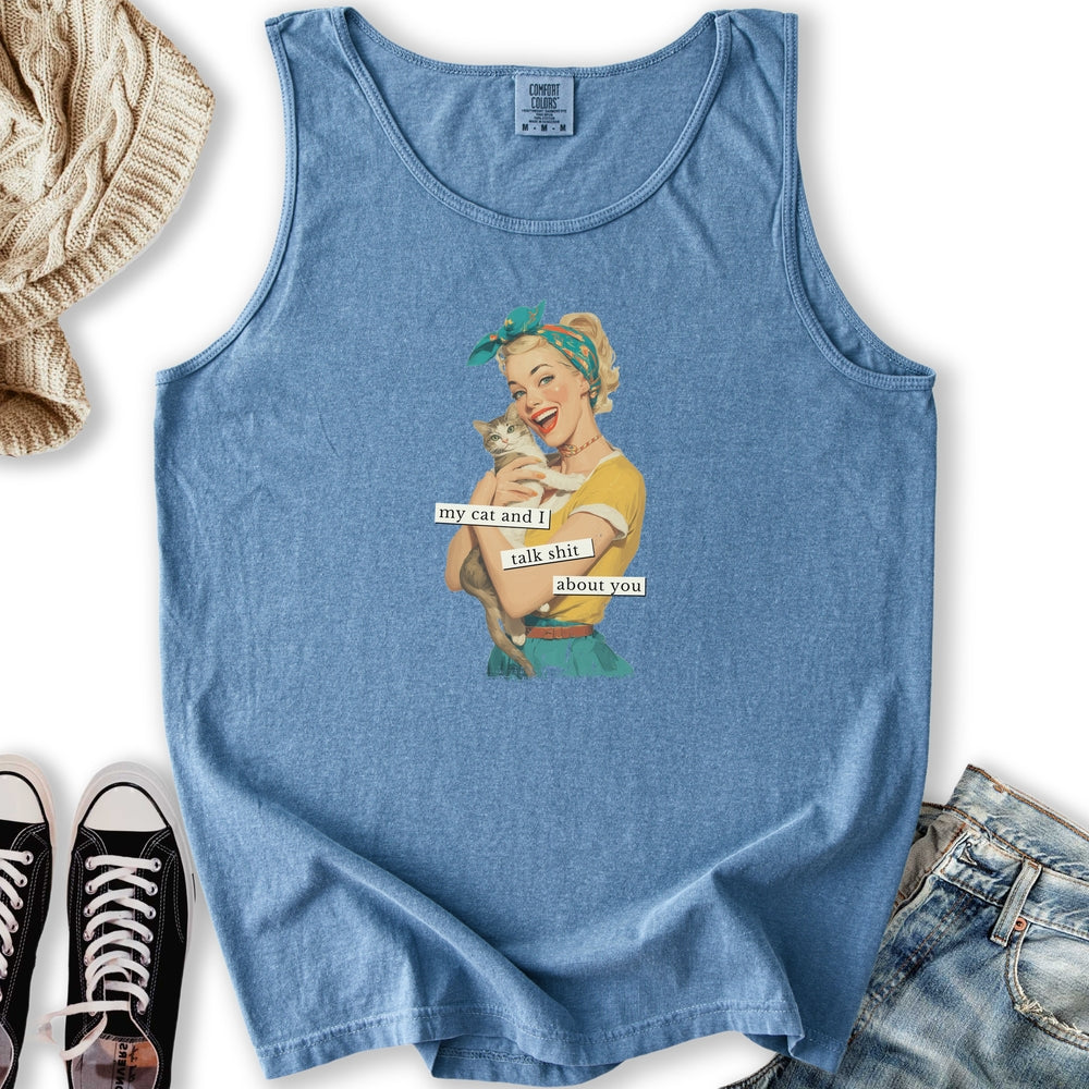 My Cat and I Talk Shit Tank