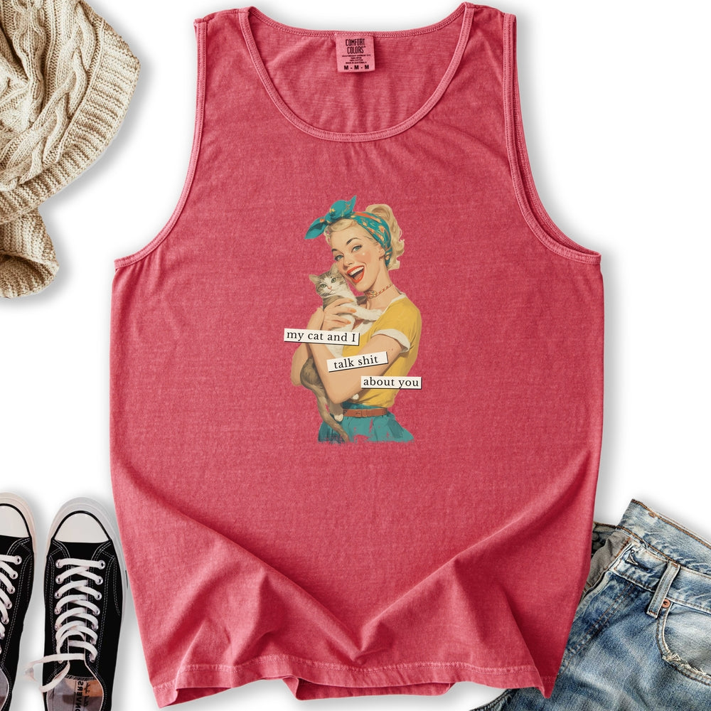 My Cat and I Talk Shit Tank