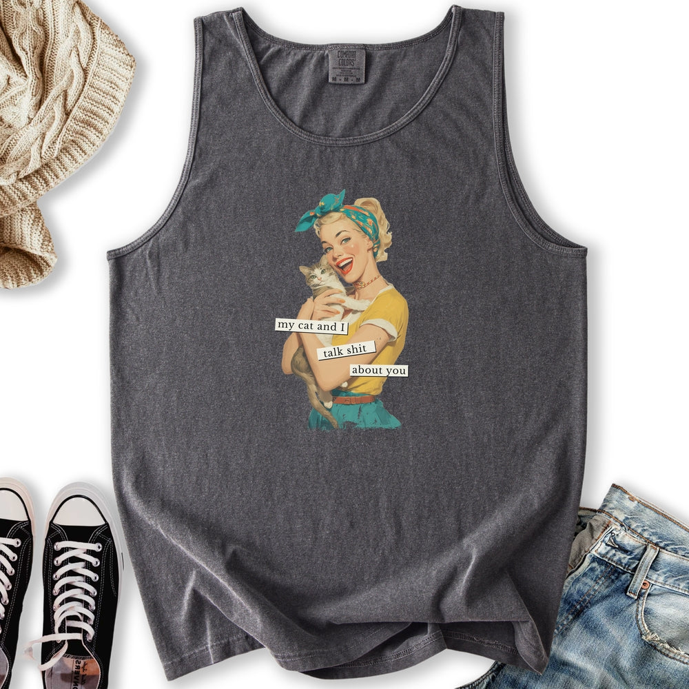 My Cat and I Talk Shit Tank