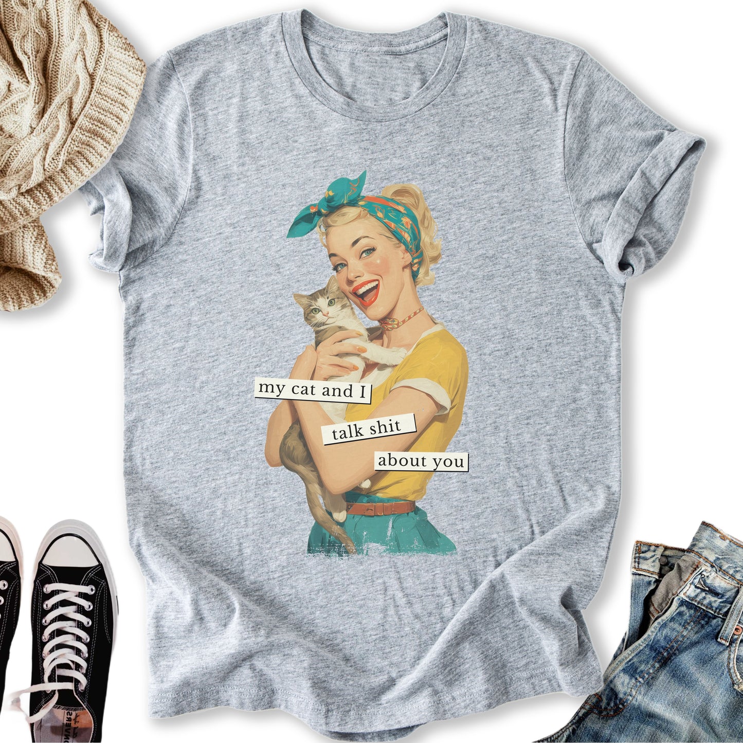 My Cat and I Talk Shit T-Shirt