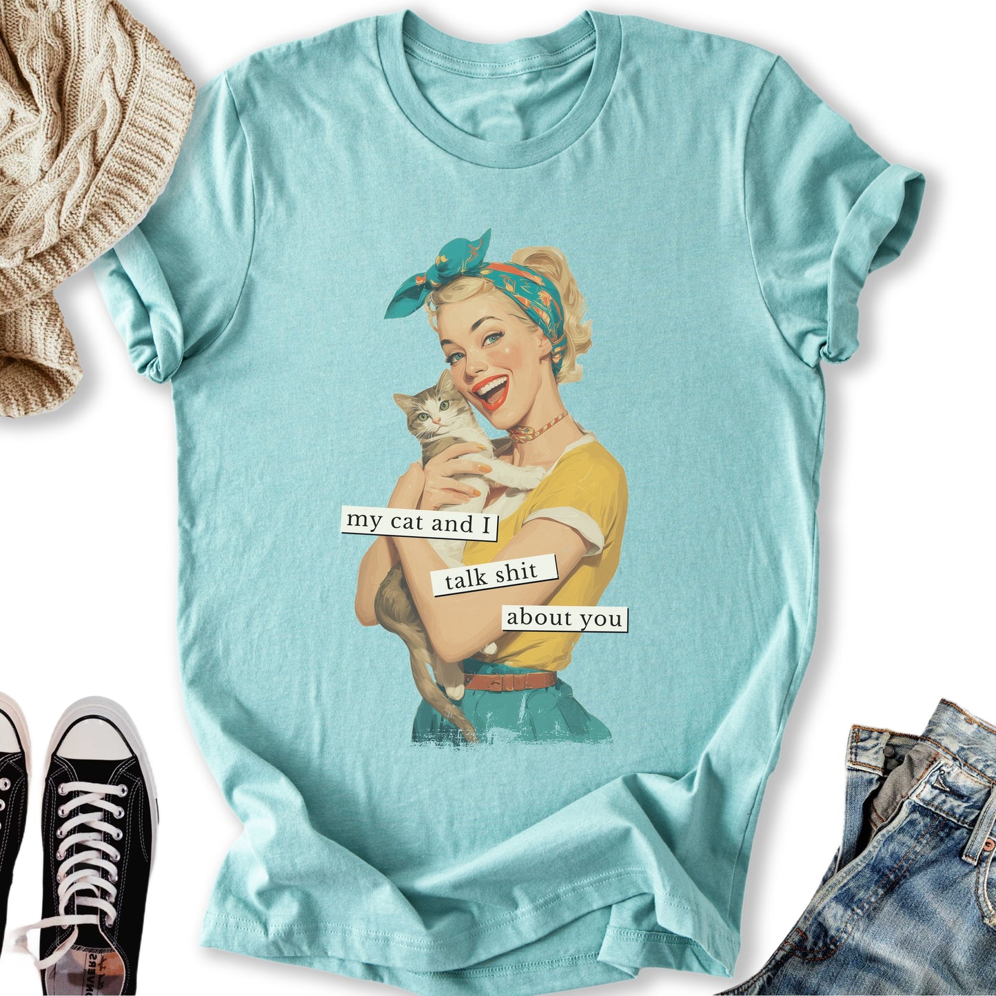 My Cat and I Talk Shit T-Shirt