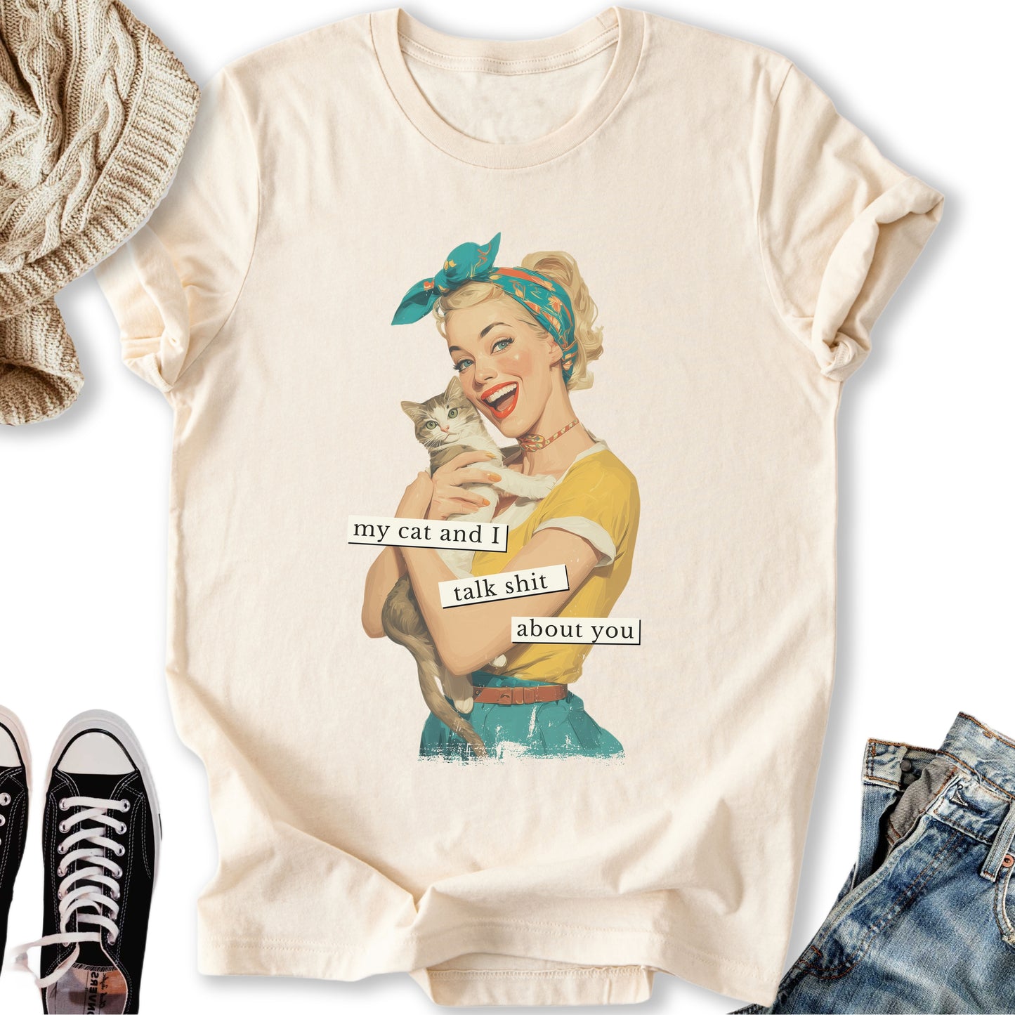 My Cat and I Talk Shit T-Shirt