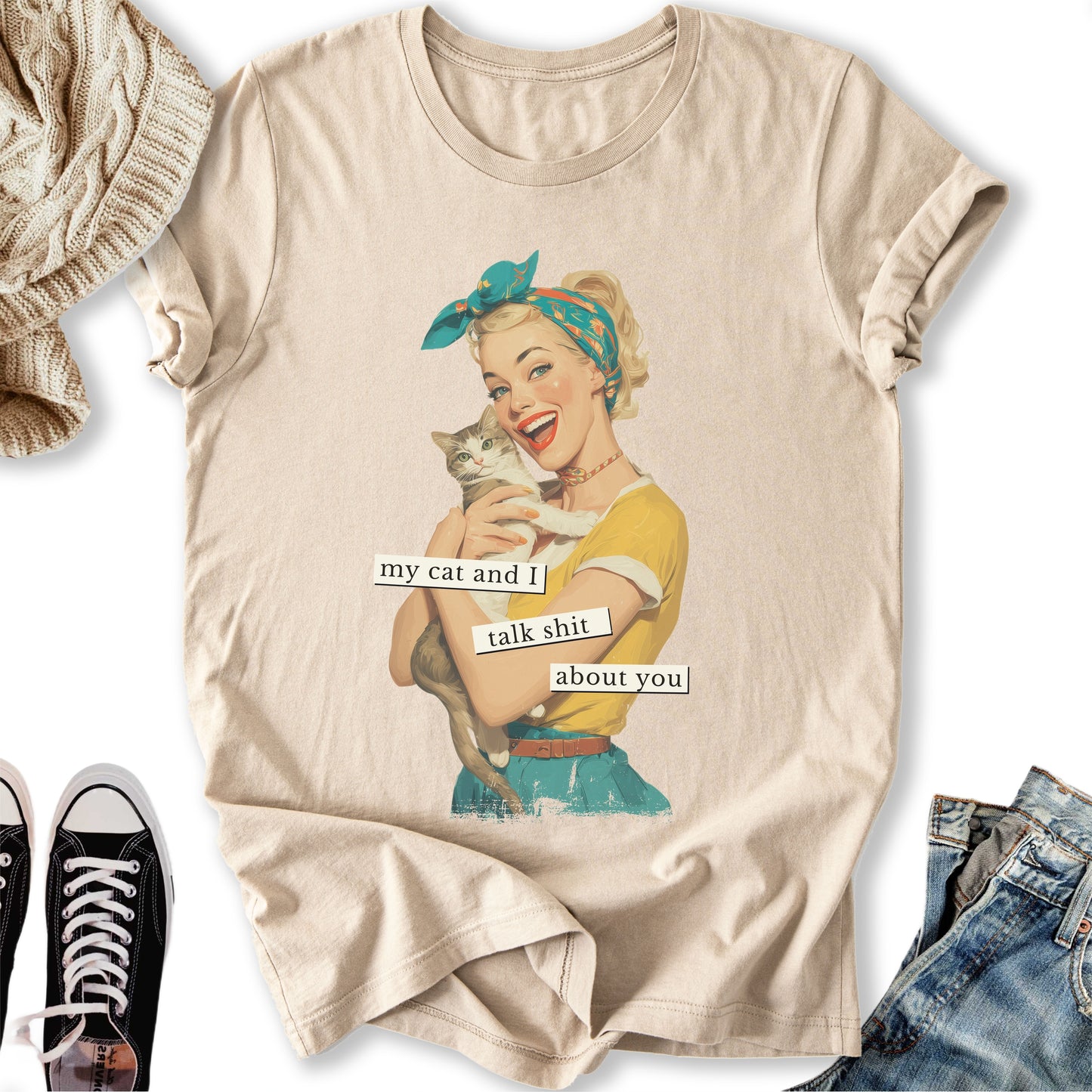 My Cat and I Talk Shit T-Shirt