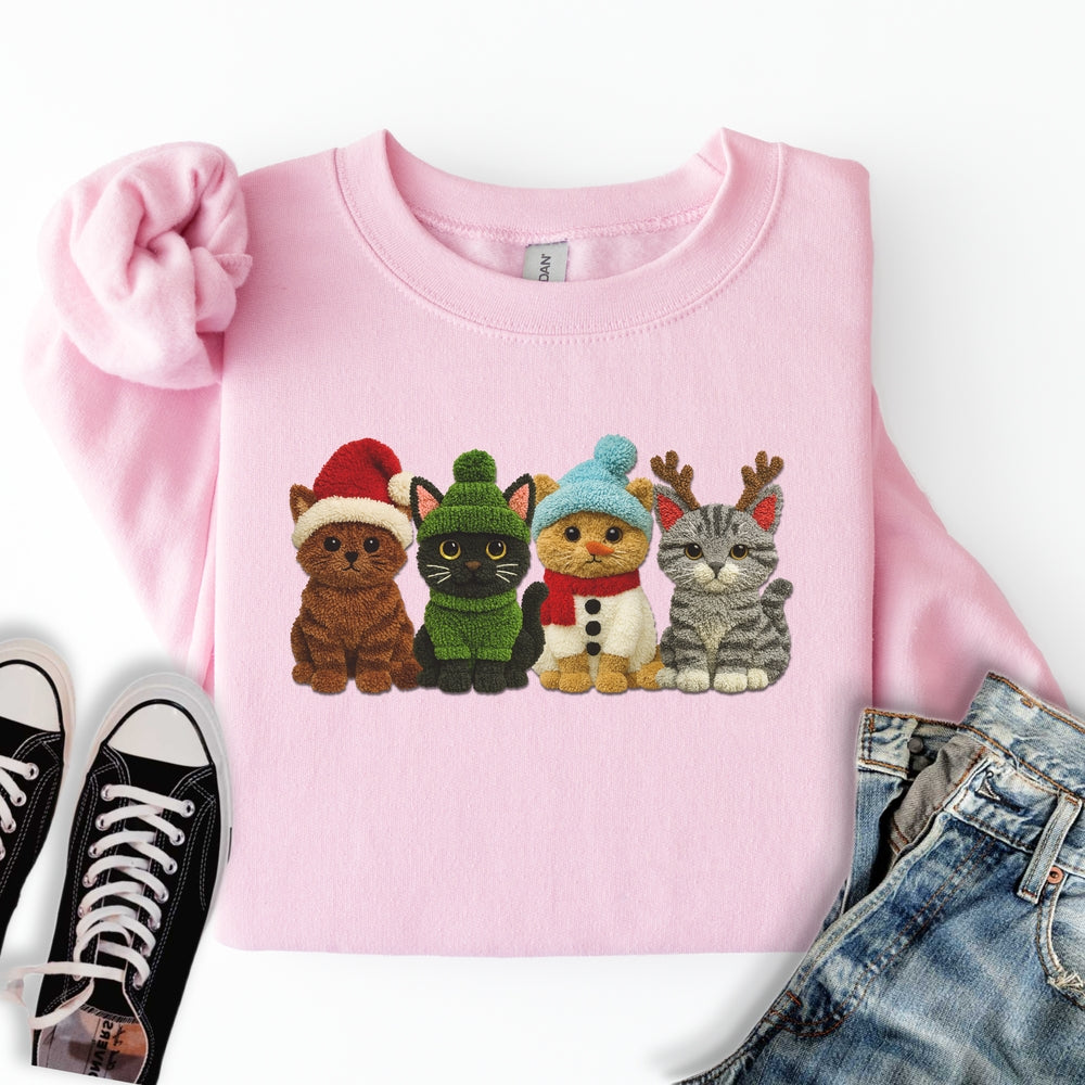Holiday Yarn Cats Sweatshirt