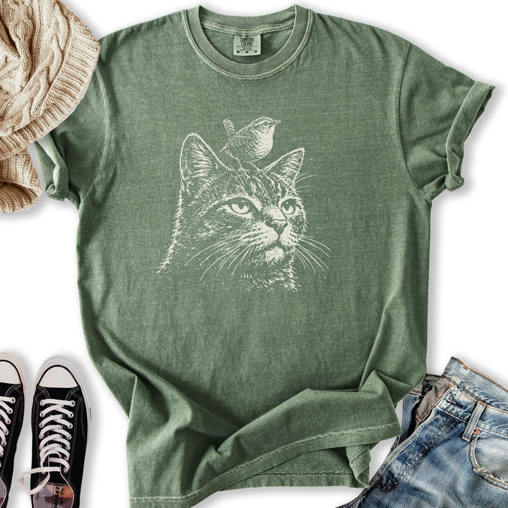 Cat and Wren T-Shirt