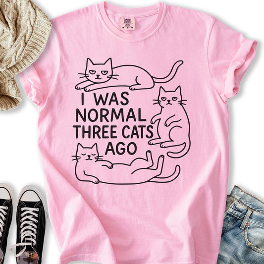 I was Normal Cat T-shirt