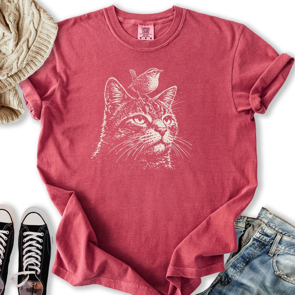 Cat and Wren T-Shirt