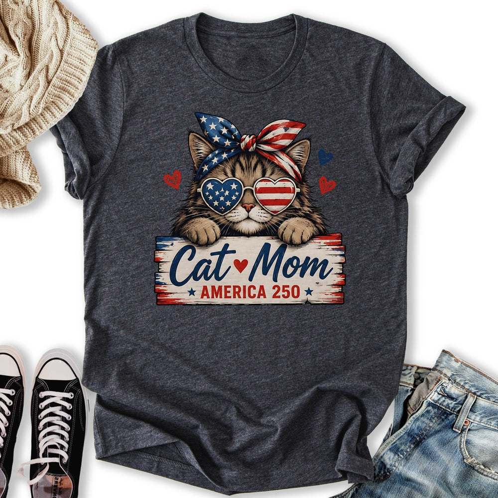 Cat Mom America Classic Tee