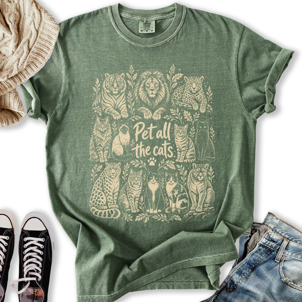 Pet The Cats Relaxed Tee