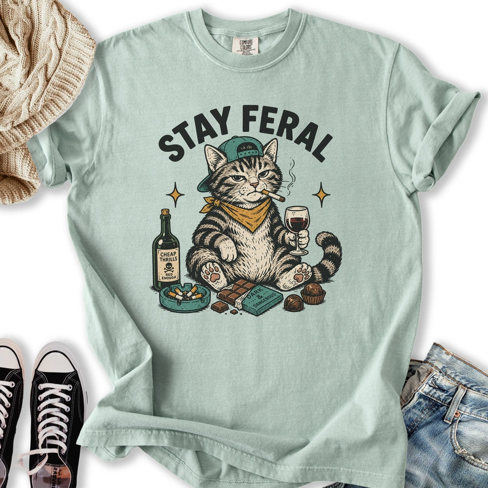 Stay Feral Cat T-Shirt