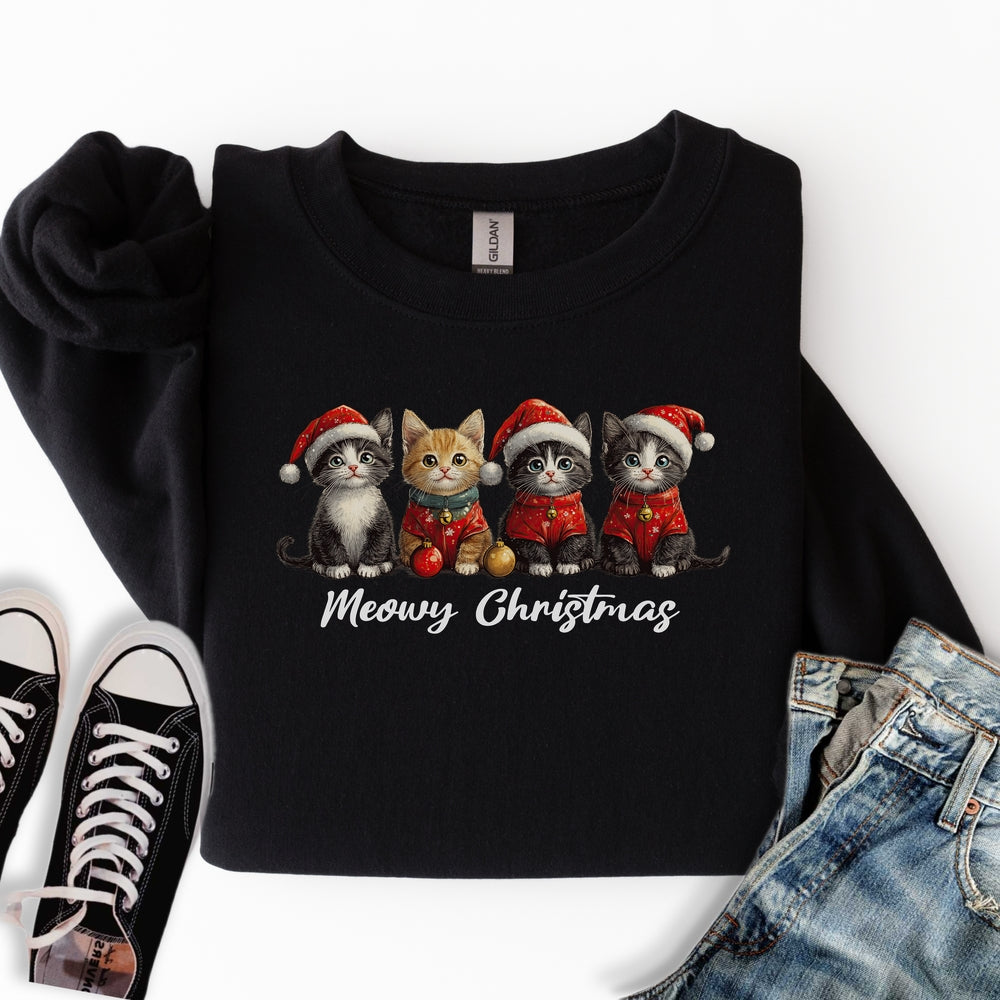 Christmas Cats Sweatshirt